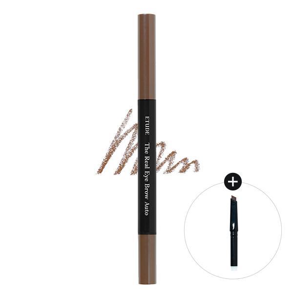 [Etudehouse] The Real Eye brow Auto Pencil -04 Peanut Brown - KBeauti