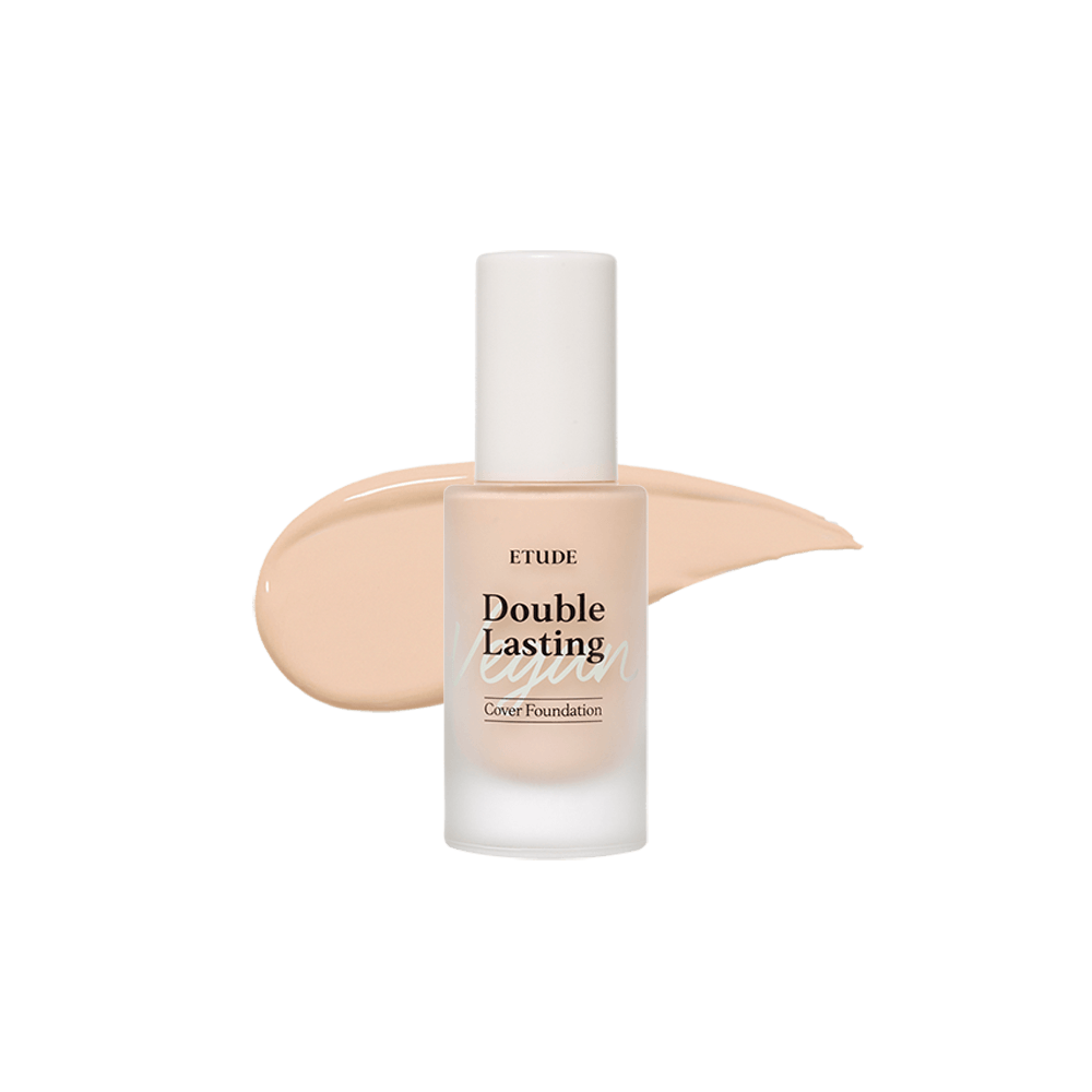 [Etudehouse] Double Lasting Vegan Cover Foundation 30g -No.21N1 Neutral Beige - KBeauti