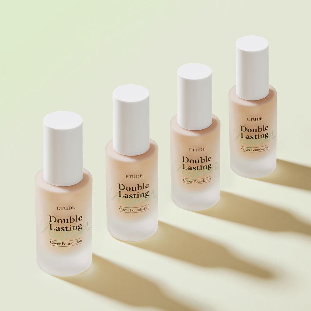 [Etudehouse] Double Lasting Vegan Cover Foundation 30g -No.21N1 Neutral Beige - KBeauti