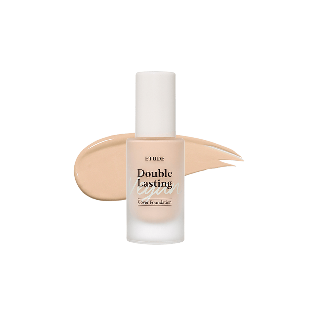 [Etudehouse] Double Lasting Vegan Cover Foundation 30g -No.23N1 Sand - KBeauti