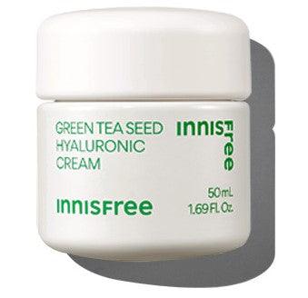 [Innisfree] Green Tea Hyaluronic Cream 50ml - KBeauti