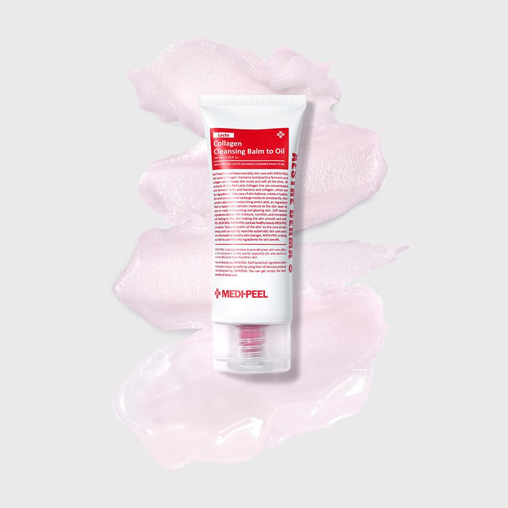 [Medi-Peel] Red Lacto Collagen Cleansing Balm To Oil 100g - KBeauti