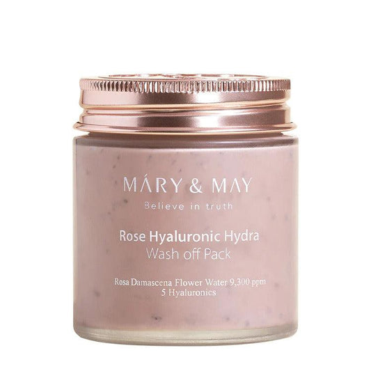 [MARY&MAY] Rose Hyaluronic Hydra Wash Off Pack 125g - KBeauti
