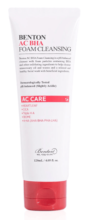 [Benton] AC BHA Foam Cleansing 120ml - KBeauti