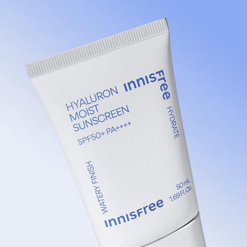 [Innisfree] Hyaluron Moist Sunscreen SPF50+ PA++++ 50ml - KBeauti