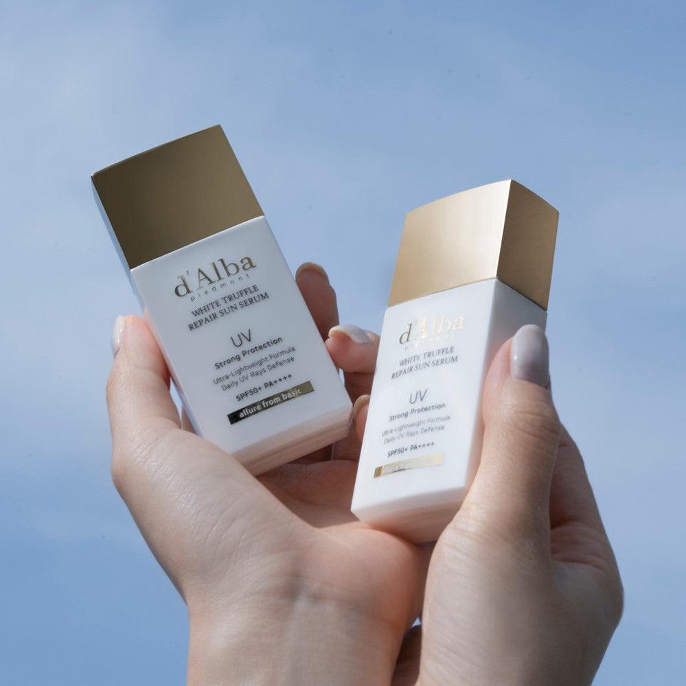 [d'Alba] White Truffle Repair Sun Serum SPF50+, PA++++ 35ml - KBeauti