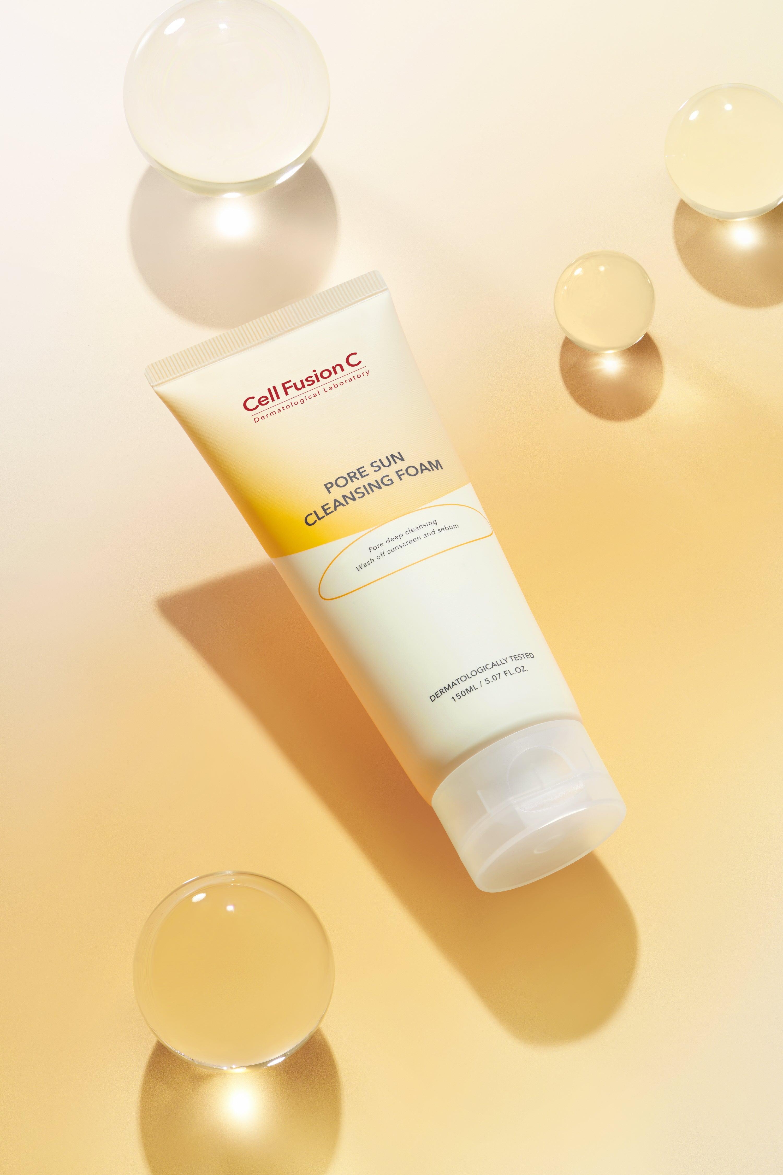 [CellfusionC] Pore Sun Cleansing Foam - 150ml - KBeauti