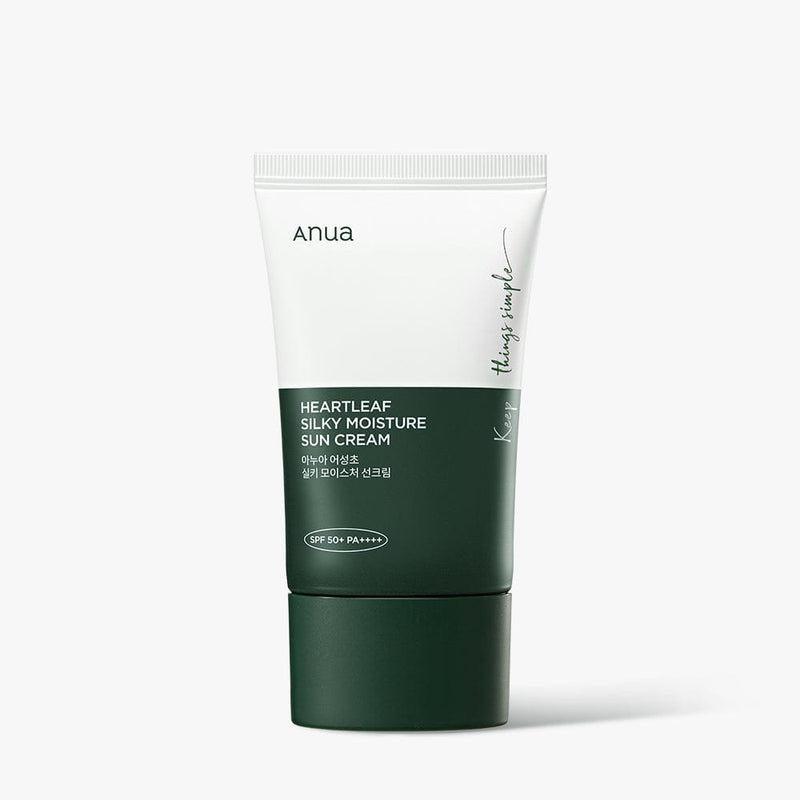 [Anua] HEARTLEAF SILKY MOISTURE SUNSCREEN 50ml - KBeauti