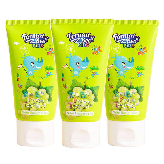 [FormalBeeKids] Real Bee Propoly Toothpaste Shine Muscat 60g 3pcs X Bundle Pack - KBeauti