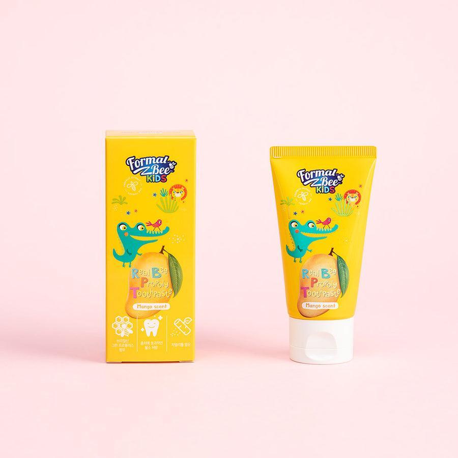 [FormalBeeKids] Real Bee Propoly Toothpaste Mango 60g 3pcs X Bundle Pack - KBeauti