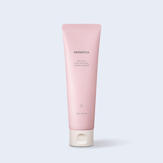 [Aromatica] Reviving Rose Infusion Cream Cleanser 145g - KBeauti