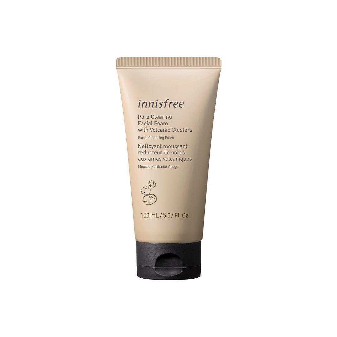 Innisfree Pore clearing facial foam - with volcanic clusters 150ml - KBeauti