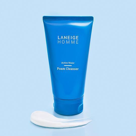 Laneige Homme Active Water Foam Cleanser 150ml - KBeauti