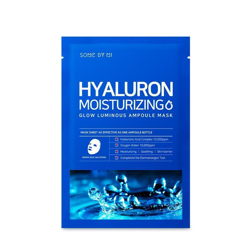 SomeByMi HYALURON MOISTURIZING AMPOULE MASK X 10EA - KBeauti