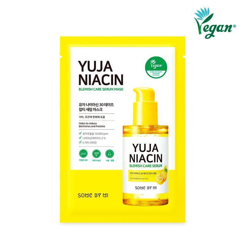 SomeByMi YUJA NIACIN 30 DAYS CARE SERUM MASK X 10EA - KBeauti