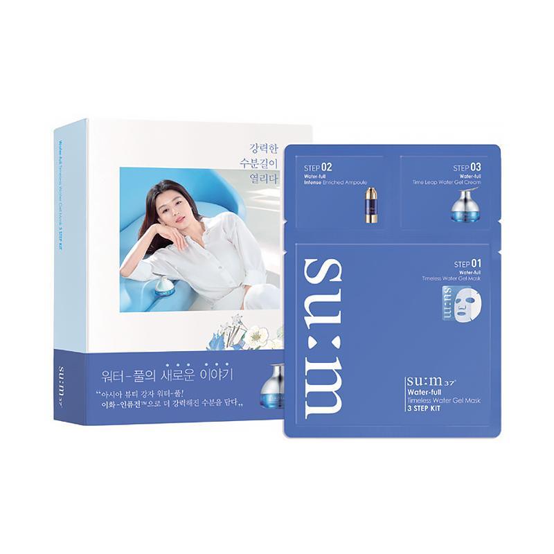 Su:m37 Water-full Timeless Water Gel Mask 3 Step 10pcs - KBeauti