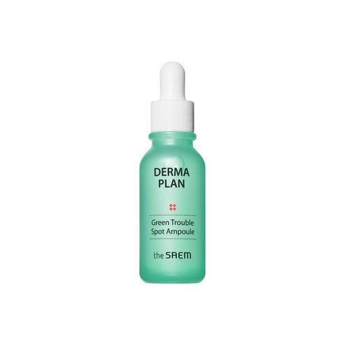 theSAEM DERMA PLAN Green Trouble Spot Ampoule 20ml - KBeauti