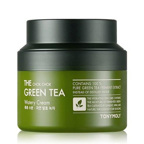TONYMOLY The Chok Chok Green Tea Watery Moisture Cream 100ml - KBeauti